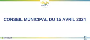 Conseil Municipal du 15 Avril 2024